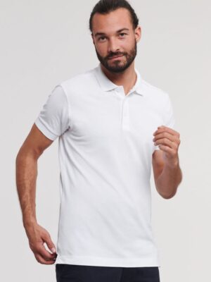 Russell Athletic 566M Muška Stretch Piqué Polo Majica – 210 g