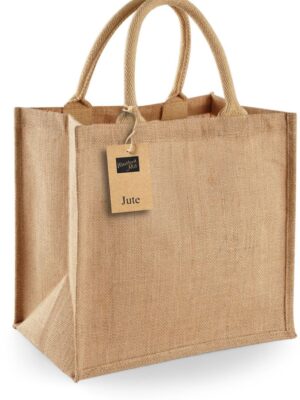 Westford Mill W413 Jute Shopper Midi – Eko Torba od Laminirane Jute